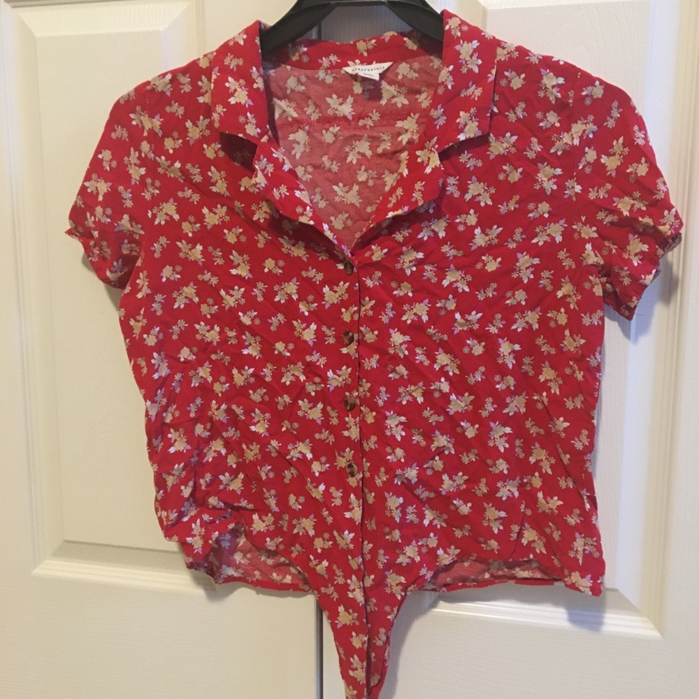 Aeropostale Patterned Button Up - Picture 2 of 4